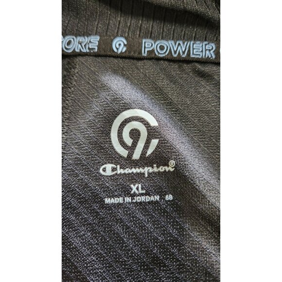 Champion Men’s Black Full Zip Jacket XL Power Core Training Activewear Athleisur - Picture 5 of 8
